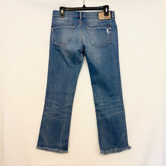 Diesel Jeans. Originally 30 x 32, but have been cropped and frayed. - Picture 2 of 10